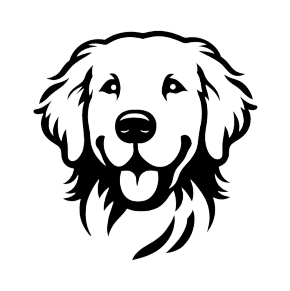 Golden Retriever Dog Best Friend Vinyl‎ Graphic Auto Laptop Decal Animal Sticker